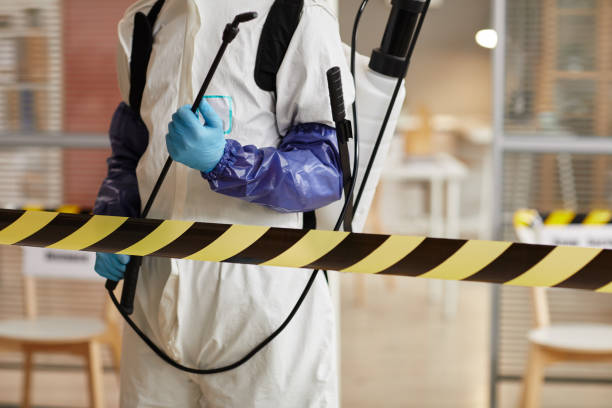 Professional Biohazard Cleanup technician working in Portage Des Sioux, MO